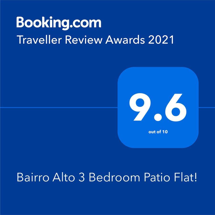 Bairro Alto 3 Bedroom Patio Flat! Lisboa Exteriér fotografie